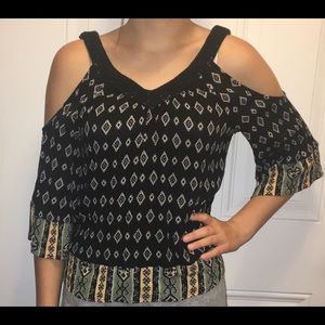 Size small off the shoulder top